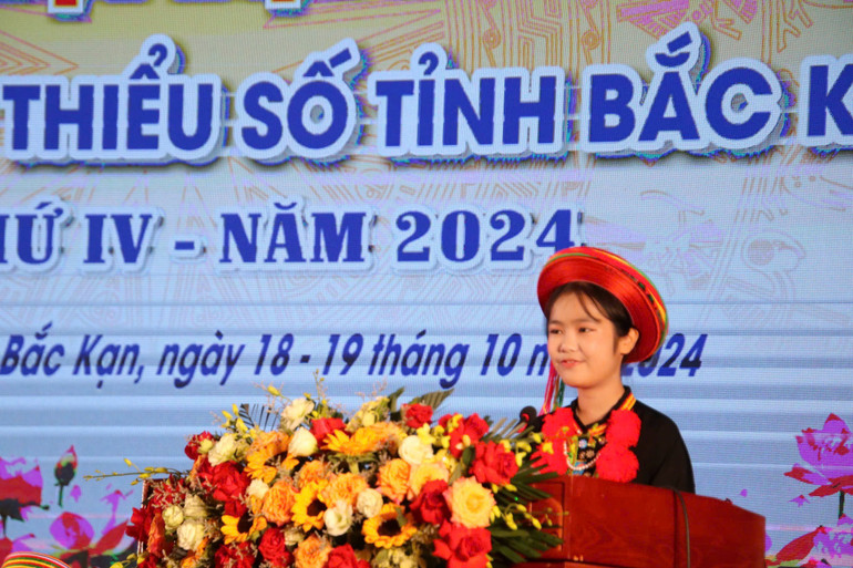 Đại diện thanh thiếu nhi tỉnh Bắc Kạn gửi gắm niềm tin vào Đại hội. 6fed4180-95e0-4e0c-85a3-fc95db85b63b-5858.jpeg