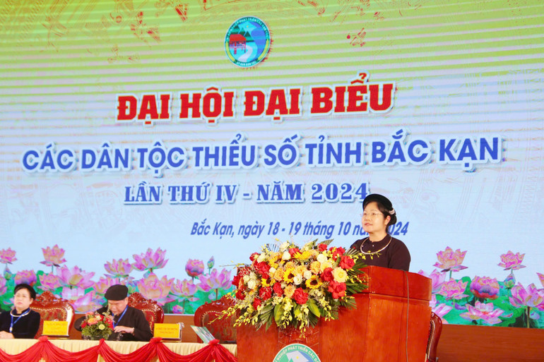 Đồng chí Hoàng Thu Trang, Ủy viên Ban Thường vụ Tỉnh ủy, Phó Chủ tịch UBND tỉnh, Trưởng BCĐ tỉnh phát biểu khai mạc. 91d76cfc-34b9-4856-ab63-fd8dbe72e3cb-1454.jpeg