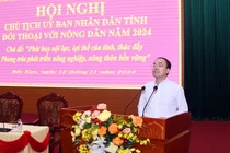 Đối thoại giữa Chủ tịch UBND tỉnh Bắc Kạn với nông dân