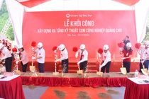 Khởi công xây dựng hạ tầng Cụm công nghiệp Quảng Chu