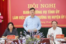 Bí thư Tỉnh ủy Hoàng Duy Chinh: Huyện Na Rì cần chuẩn bị tốt công tác nhân sự cho đại hội Đảng các cấp