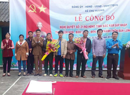 Sau khi thành lập trên cơ sở sáp nhập các thôn Bản Lùng, Bản Hán, Đon Dài, thôn mới Bản Lùng, xã Chu Hương (Ba Bể) đã hoạt động ổn định.