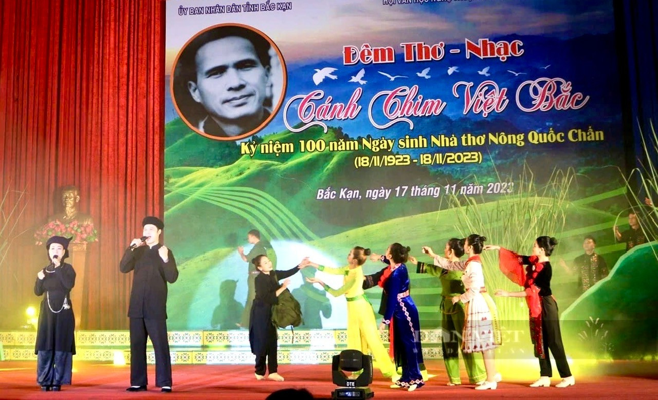 Đêm thơ - nhạc "Cánh chim Việt Bắc", kỷ niệm 100 năm Ngày sinh nhà thơ Nông Quốc Chấn (18/11/1923-18/11/2023). dem-tho-nqc.jpg