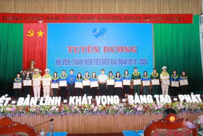 Tuyên dương 38 hội viên, thanh niên tiêu biểu giai đoạn 2019 - 2024