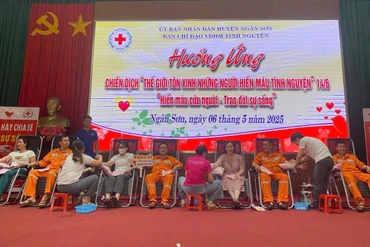 Ngân Sơn tiếp nhận 175 đơn vị máu an toàn tại Ngày hội hiến máu tình nguyện