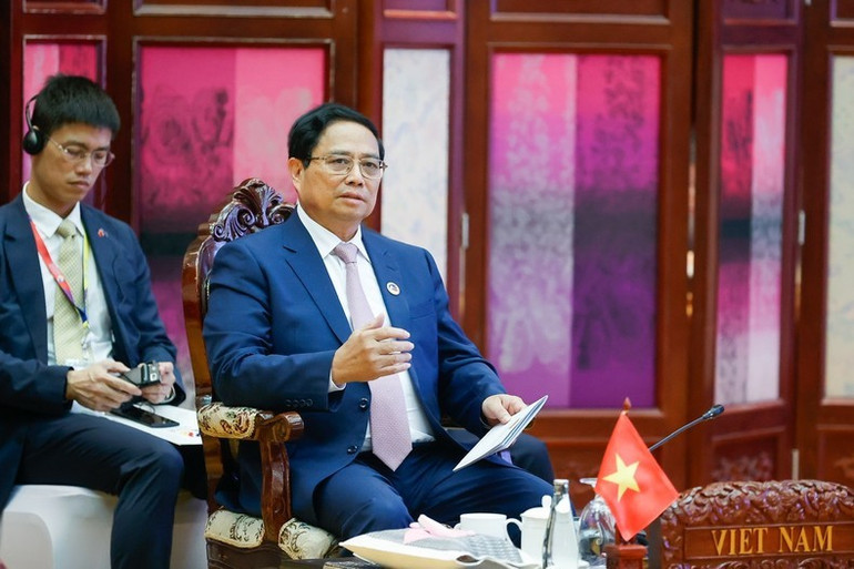 Thủ tướng Phạm Minh Chính phát biểu ý kiến tại Phiên họp hẹp. (Ảnh: Nhật Bắc/VGP) Thủ tướng Phạm Minh Chính phát biểu ý kiến tại Phiên họp hẹp. (Ảnh: Nhật Bắc/VGP)