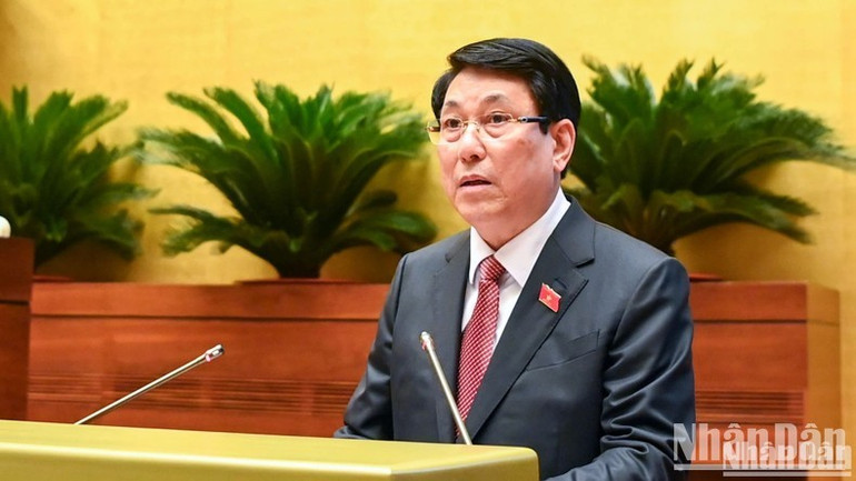 Chủ tịch nước Lương Cường. (Ảnh: THỦY NGUYÊN) Chủ tịch nước Lương Cường. (Ảnh: THỦY NGUYÊN)