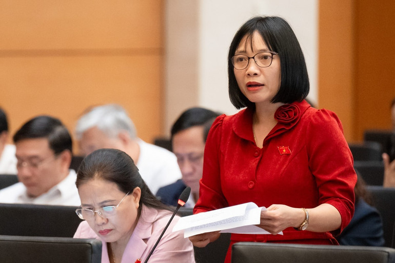 Đại biểu Nguyễn Thị Việt Nga (Đoàn tỉnh Hải Dương). Ảnh: Quốc hội Đại biểu Nguyễn Thị Việt Nga (Đoàn tỉnh Hải Dương). Ảnh: Quốc hội