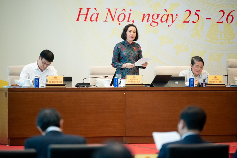 Phó Chủ tịch Quốc hội Nguyễn Thị Thanh. Ảnh: Quốc hội Phó Chủ tịch Quốc hội Nguyễn Thị Thanh. Ảnh: Quốc hội