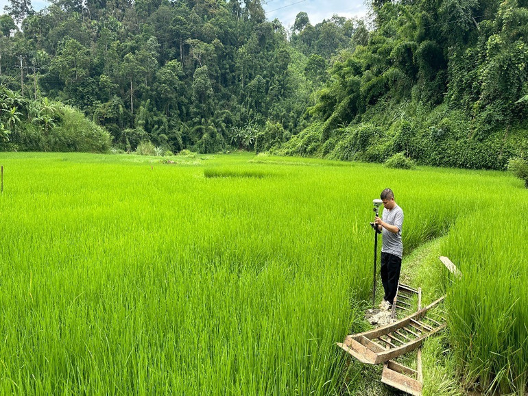 Diện tích đất lúa tại xã Thanh Vận thuộc phạm vi thu hồi GPMB tuyến cao tốc Chợ Mới - Bắc Kạn. img-4486.jpg