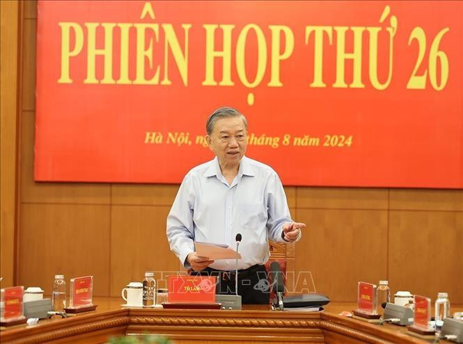 Tổng Bí thư, Chủ tịch nước Tô Lâm, Trưởng Ban Chỉ đạo chủ trì Phiên họp Tổng Bí thư, Chủ tịch nước Tô Lâm, Trưởng Ban Chỉ đạo chủ trì Phiên họp