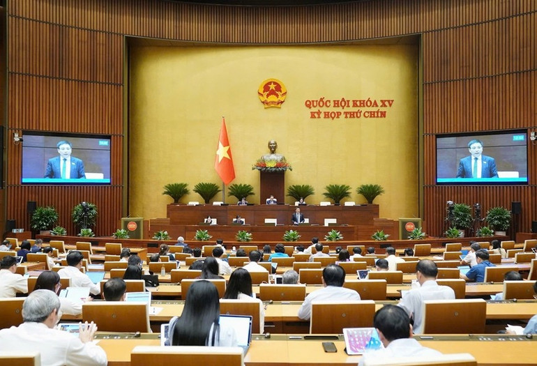 Quang cảnh phiên họp. Ảnh: TRỌNG HẢI 12.jpg