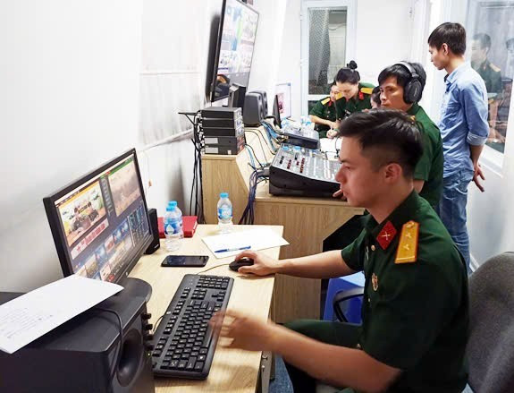 Báo Quân đội nhân dân đang chuyển đổi thành cơ quan truyền thông đa phương tiện. - Ảnh: ANH HUY 0065.jpg