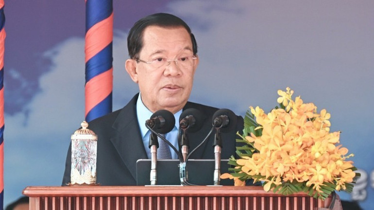 Chủ tịch Thượng viện, Chủ tịch Đảng Nhân dân Campuchia Samdech Techo Hun Sen. (Ảnh: NGUYỄN HIỆP) Chủ tịch Thượng viện, Chủ tịch Đảng Nhân dân Campuchia Samdech Techo Hun Sen. (Ảnh: NGUYỄN HIỆP)
