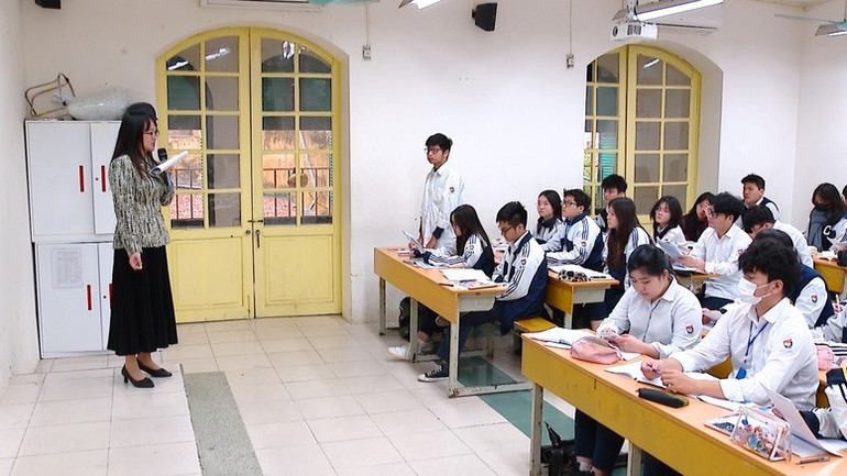 Bộ GD&ĐT yêu cầu sử dụng kết quả học tập của cả năm lớp 12, vì vậy các em học sinh cần có sự chuẩn bị kỹ lưỡng, đồng đều trong cả năm học. Ảnh:VGP/Thu Trang Bộ GD&ĐT yêu cầu sử dụng kết quả học tập của cả năm lớp 12, vì vậy các em học sinh cần có sự chuẩn bị kỹ lưỡng, đồng đều trong cả năm học. Ảnh:VGP/Thu Trang