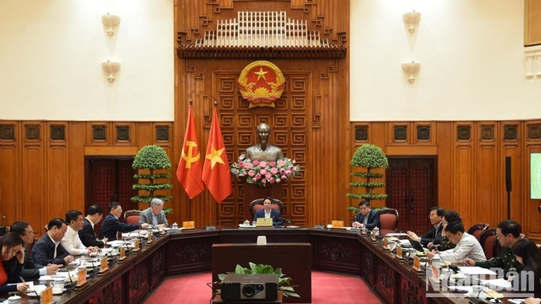Quang cảnh cuộc họp. (Ảnh: TRẦN HẢI) Quang cảnh cuộc họp. (Ảnh: TRẦN HẢI)