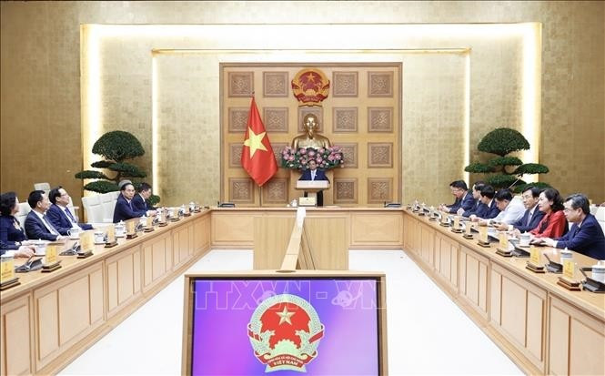 Thủ tướng Phạm Minh Chính giao nhiệm vụ cho các Phó Thủ tướng, Bộ trưởng vừa được Quốc hội phê chuẩn, bổ nhiệm, ngày 26/8/2024. Ảnh: Dương Giang/TTXVN. Thủ tướng Phạm Minh Chính giao nhiệm vụ cho các Phó Thủ tướng, Bộ trưởng vừa được Quốc hội phê chuẩn, bổ nhiệm, ngày 26/8/2024. Ảnh: Dương Giang/TTXVN.