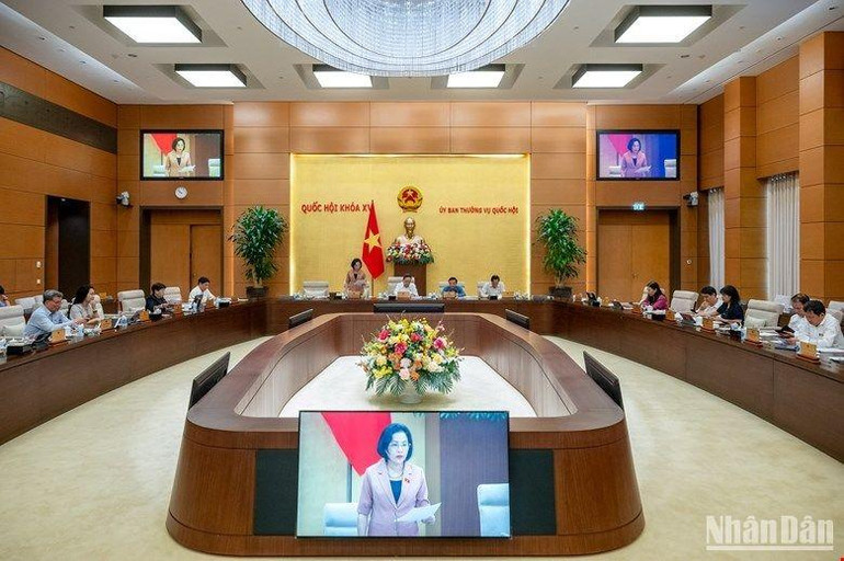 Quang cảnh phiên họp. (Ảnh: DUY LINH) Quang cảnh phiên họp. (Ảnh: DUY LINH)