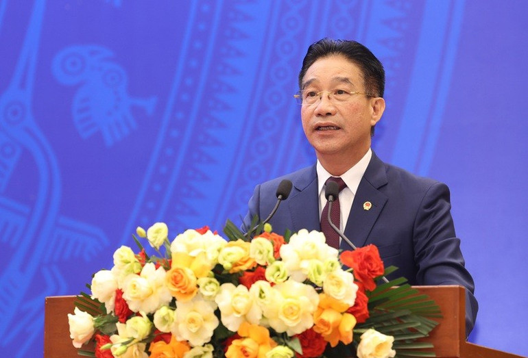 Phó Chủ nhiệm Văn phòng Chủ tịch nước Phạm Thanh Hà phát biểu tại họp báo - Ảnh: VGP/Đức Tuân Phó Chủ nhiệm Văn phòng Chủ tịch nước Phạm Thanh Hà phát biểu tại họp báo - Ảnh: VGP/Đức Tuân
