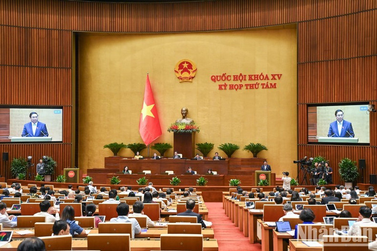 Quang cảnh phiên họp chiều 12/11. (Ảnh: DUY LINH) Quang cảnh phiên họp chiều 12/11. (Ảnh: DUY LINH)