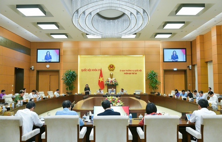 Phó Chủ tịch Quốc hội Nguyễn Thị Thanh phát biểu kết luận tại cuộc họp - Ảnh: VGP/LS Phó Chủ tịch Quốc hội Nguyễn Thị Thanh phát biểu kết luận tại cuộc họp - Ảnh: VGP/LS