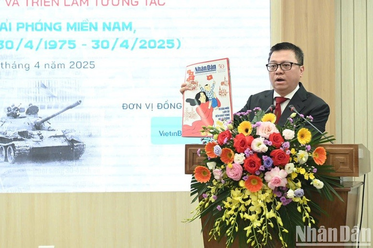 Tổng Biên tập Báo Nhân Dân Lê Quốc Minh cho biết, chiến dịch truyền thông của Báo Nhân Dân được chuẩn bị và xây dựng kỹ lưỡng từ cách đây 6 tháng. Mỗi ấn phẩm đều tổ chức nhiều tuyến chuyên đề công phu, có sự phối hợp qua lại, tạo ra nhiều tầng lớp nội dung đồ sộ, phong phú và sâu sắc. Tổng Biên tập Báo Nhân Dân Lê Quốc Minh cho biết, chiến dịch truyền thông của Báo Nhân Dân được chuẩn bị và xây dựng kỹ lưỡng từ cách đây 6 tháng. Mỗi ấn phẩm đều tổ chức nhiều tuyến chuyên đề công phu, có sự phối hợp qua lại, tạo ra nhiều tầng lớp nội dung đồ sộ, phong phú và sâu sắc.