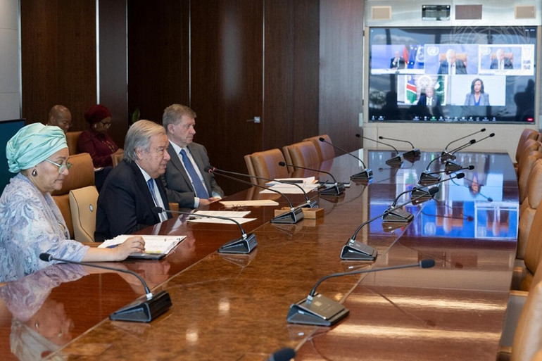 Tổng thư ký Liên hợp quốc António Guterres phát biểu tại sự kiện Tổng thư ký Liên hợp quốc António Guterres phát biểu tại sự kiện