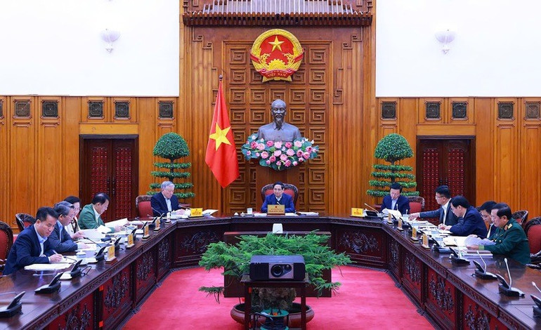 Thủ tướng Phạm Minh Chính chủ trì Phiên họp thứ 4 Ban Chỉ đạo của Chính phủ tổng kết Nghị quyết 18-NQ/TW ngày 17/12/2024 - Ảnh: VGP/ Nhật Bắc Thủ tướng Phạm Minh Chính chủ trì Phiên họp thứ 4 Ban Chỉ đạo của Chính phủ tổng kết Nghị quyết 18-NQ/TW ngày 17/12/2024 - Ảnh: VGP/ Nhật Bắc
