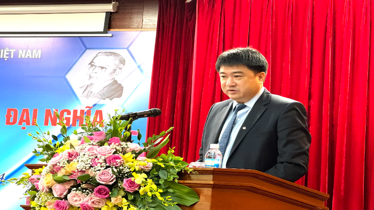 Giáo sư Chu Hoàng Hà, Phó Chủ tịch Viện Hàn lâm Khoa học và Công nghệ Việt Nam phát biểu tại sự kiện. 4a4441ac-57c9-468e-93ab-37a5616803b5-7723-5039.png