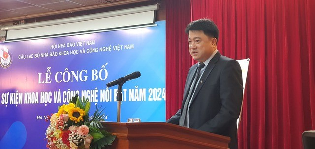 Ông Chu Hoàng Hà, Phó Chủ tịch Viện Hàn lâm Khoa học và Công nghệ Việt Nam phát biểu tại sự kiện. Ông Chu Hoàng Hà, Phó Chủ tịch Viện Hàn lâm Khoa học và Công nghệ Việt Nam phát biểu tại sự kiện.