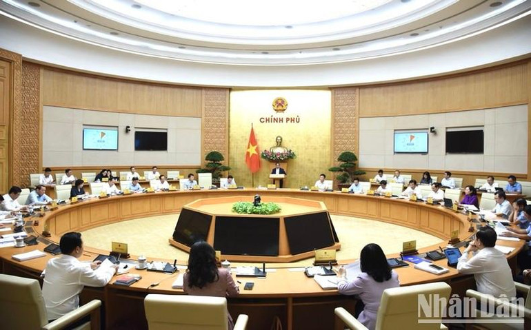 Quang cảnh Phiên họp Chính phủ thường kỳ tháng 7. (Ảnh: TRẦN HẢI) Quang cảnh Phiên họp Chính phủ thường kỳ tháng 7. (Ảnh: TRẦN HẢI)