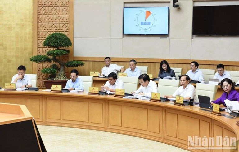 Các đại biểu tham dự Phiên họp Chính phủ thường kỳ tháng 7. (Ảnh: TRẦN HẢI) Các đại biểu tham dự Phiên họp Chính phủ thường kỳ tháng 7. (Ảnh: TRẦN HẢI)