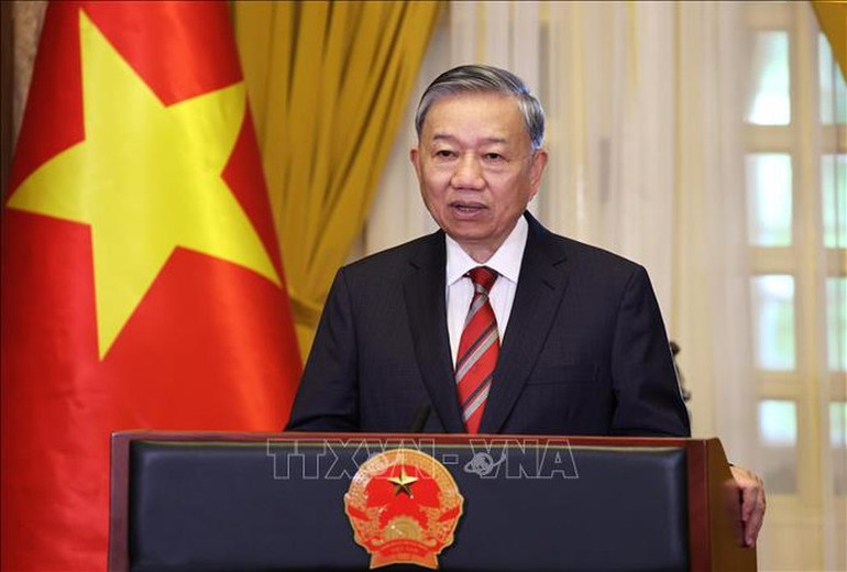 Tổng Bí thư, Chủ tịch nước Tô Lâm gửi thông điệp ghi hình tới Sự kiện Lời kêu gọi toàn cầu về Hội nghị Thượng đỉnh Tương lai. Tổng Bí thư, Chủ tịch nước Tô Lâm gửi thông điệp ghi hình tới Sự kiện Lời kêu gọi toàn cầu về Hội nghị Thượng đỉnh Tương lai.
