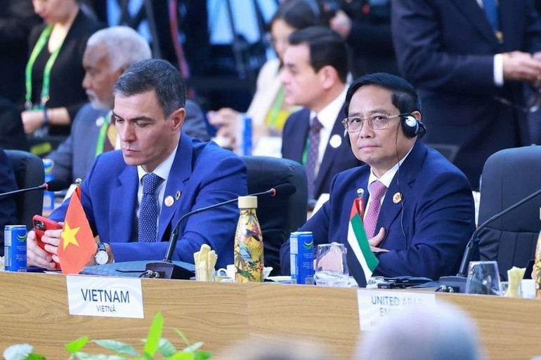 Thủ tướng Chính phủ Phạm Minh Chính phát biểu tại Phiên thảo luận Thủ tướng Chính phủ Phạm Minh Chính phát biểu tại Phiên thảo luận