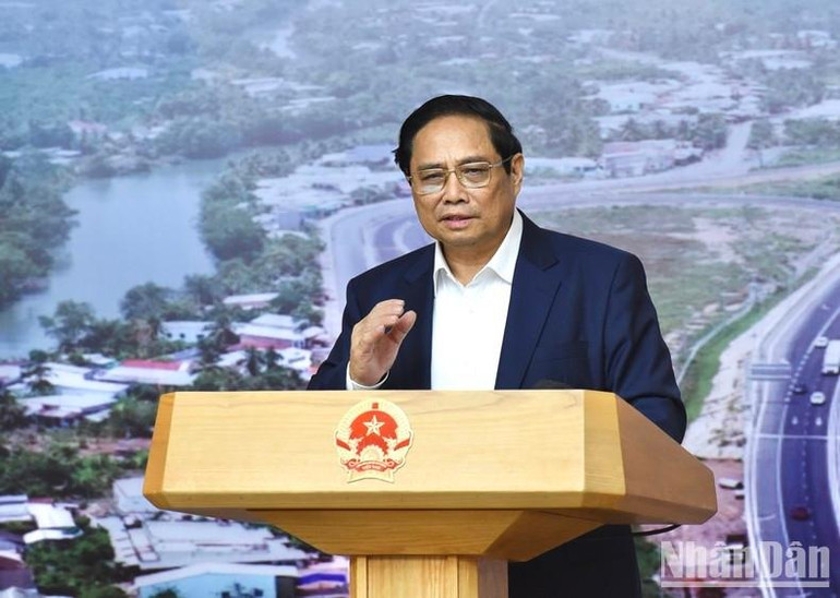 Thủ tướng Phạm Minh Chính phát biểu ý kiến chỉ đạo tại Phiên họp thứ 13 Ban Chỉ đạo. (Ảnh: TRẦN HẢI) Thủ tướng Phạm Minh Chính phát biểu ý kiến chỉ đạo tại Phiên họp thứ 13 Ban Chỉ đạo. (Ảnh: TRẦN HẢI)