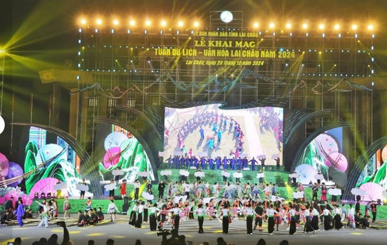 Lễ tổng duyệt Chương trình khai mạc Tuần Du lịch–Văn hoá Lai Châu 2024 Lễ tổng duyệt Chương trình khai mạc Tuần Du lịch–Văn hoá Lai Châu 2024