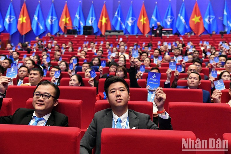 Các đại biểu hiệp thương tại Đại hội. Các đại biểu hiệp thương tại Đại hội.