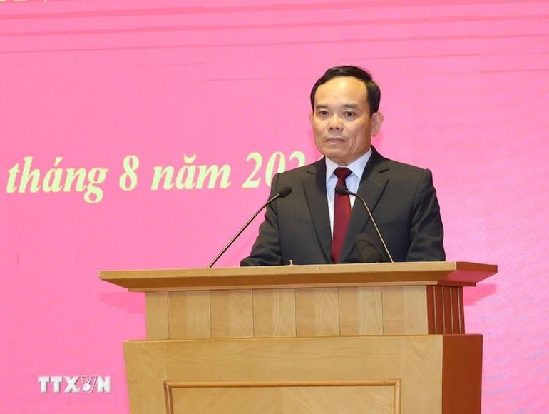 Đồng chí Trần Lưu Quang, tân Trưởng Ban Kinh tế Trung ương phát biểu nhận nhiệm vụ. (Ảnh: Trí Dũng/TTXVN) Đồng chí Trần Lưu Quang, tân Trưởng Ban Kinh tế Trung ương phát biểu nhận nhiệm vụ. (Ảnh: Trí Dũng/TTXVN)