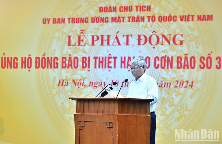Đồng chí Đỗ Văn Chiến phát biểu ý kiến tại buổi lễ. Đồng chí Đỗ Văn Chiến phát biểu ý kiến tại buổi lễ.