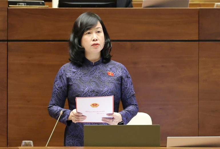 Bộ trưởng Bộ Y tế Đào Hồng Lan trả lời chất vấn của đại biểu Quốc hội - Ảnh: VGP/Nhật Bắc Bộ trưởng Bộ Y tế Đào Hồng Lan trả lời chất vấn của đại biểu Quốc hội - Ảnh: VGP/Nhật Bắc