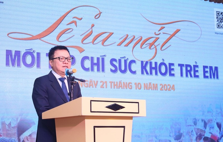 Đồng chí Lê Quốc Minh, Ủy viên Trung ương Đảng, Tổng Biên tập Báo Nhân Dân, Phó Trưởng ban Tuyên giáo Trung ương, Chủ tịch Hội Nhà báo Việt Nam phát biểu tại Lễ ra mắt. Đồng chí Lê Quốc Minh, Ủy viên Trung ương Đảng, Tổng Biên tập Báo Nhân Dân, Phó Trưởng ban Tuyên giáo Trung ương, Chủ tịch Hội Nhà báo Việt Nam phát biểu tại Lễ ra mắt.