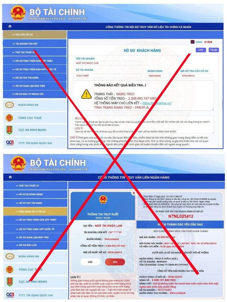 Bộ Tài chính tiếp tục cảnh báo việc giả mạo văn bản, con dấu và website của Bộ Bộ Tài chính tiếp tục cảnh báo việc giả mạo văn bản, con dấu và website của Bộ