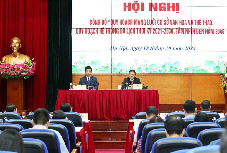 Hội nghị công bố 2 quy hoạch lớn về văn hóa, thể thao và du lịch Hội nghị công bố 2 quy hoạch lớn về văn hóa, thể thao và du lịch