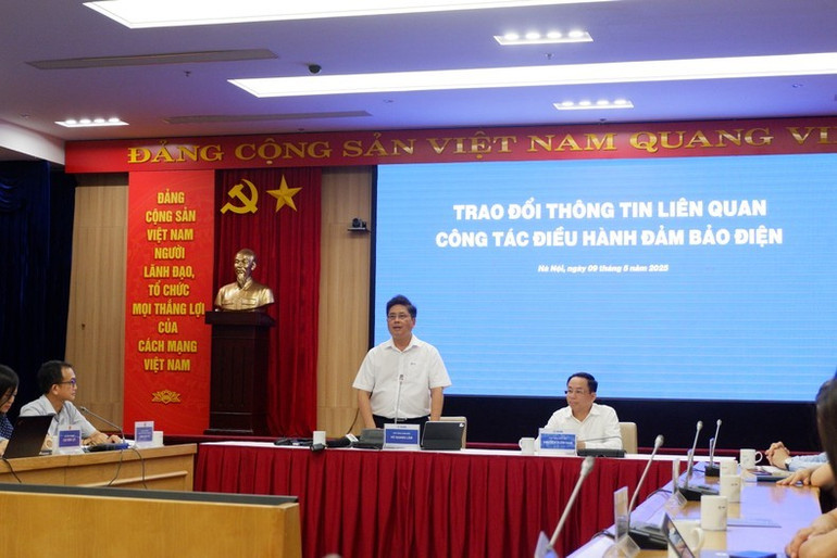 Ông Võ Quang Lâm, Phó Tổng Giám đốc Tập đoàn Điện lực Việt Nam phát biểu tại cuộc làm việc. (Ảnh: LÊ CHI) Ông Võ Quang Lâm, Phó Tổng Giám đốc Tập đoàn Điện lực Việt Nam phát biểu tại cuộc làm việc. (Ảnh: LÊ CHI)