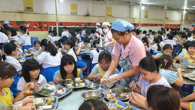 Các cơ sở giáo dục tổ chức bữa ăn bán trú, căng tin và các dịch vụ ăn uống khác trong trường học phải bảo đảm các yêu cầu về phòng, chống dịch bệnh và các điều kiện về an toàn thực phẩm theo quy định Các cơ sở giáo dục tổ chức bữa ăn bán trú, căng tin và các dịch vụ ăn uống khác trong trường học phải bảo đảm các yêu cầu về phòng, chống dịch bệnh và các điều kiện về an toàn thực phẩm theo quy định