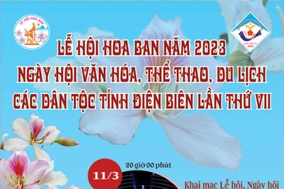 Lễ hội Hoa Ban năm 2023 và Ngày hội Văn hóa, Thể thao, Du lịch các dân tộc tỉnh Điện Biên lần thứ VII