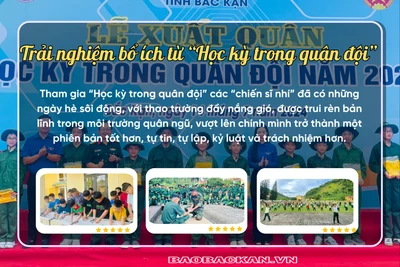 Trải nghiệm bổ ích từ "Học kỳ trong quân đội"