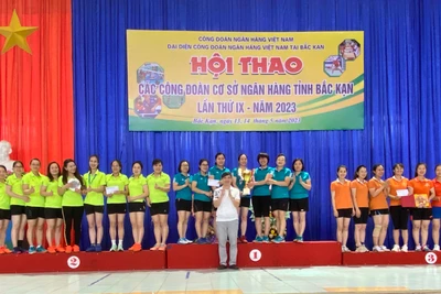 Hội thao công đoàn cơ sở ngân hàng lần thứ IX