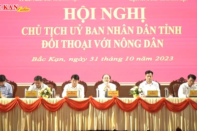 Hội nghị Chủ tịch UBND tỉnh đối thoại với nông dân