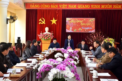 Thường trực Tỉnh ủy kiểm tra, nắm tình hình sau Tết Nguyên đán Quý Mão 2023 tại huyện Ngân Sơn